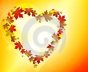 Glowing Autumn background