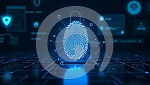 Futuristic Fingerprint Scan on Digital Interface for Security and Identification