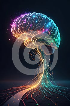 Glowing Brain with Circuit Data Representation