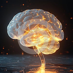 Glowing Brain photo