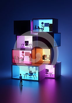 Glowing Business and Workplace Offices photo