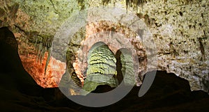 A Glowing Cavern, Carlsbad Caverns