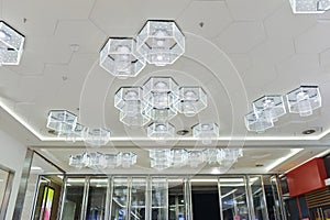 Modern building corridor ceiling light Honeycomb shape