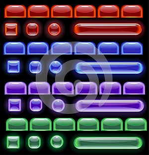 Glowing computer icon