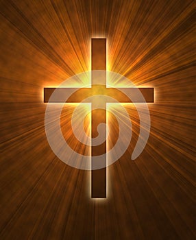 Glowing cross