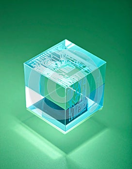 Technological Core - CPU in a Glass Cube