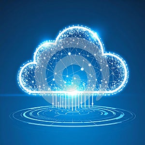 Futuristic Cloud Computing Data Network