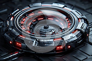 Glowing digital lock surrounded by binary code streams symbolizing cybersecurity and data protection