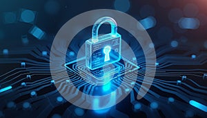 Digital Security Lock on Circuit Board