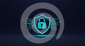 Cybersecurity Digital Shield Protecting Data: Secure Technology Concept for Professionals and IT Solutions.