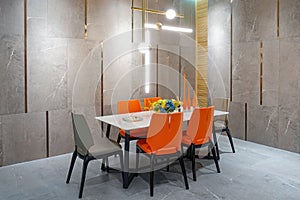 Modern dining room luxury furniture home appliance fitment photo