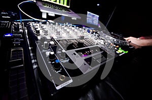 Glowing DJ Nightclub Equipment photo