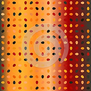 Glowing egg pattern. Seamless vector