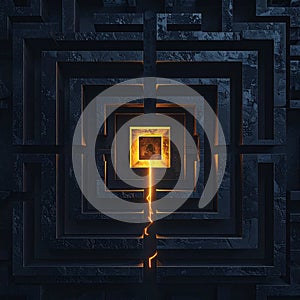 The Glowing Heart of a Dark Labyrinth