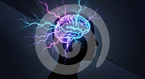 digital neural network visualization brain