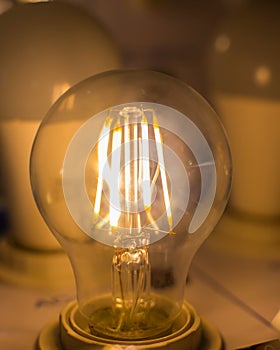 Glowing Led filament cob lamp