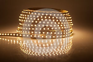 Glowing LED garland, strip