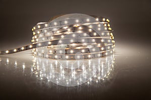 Glowing LED garland, strip