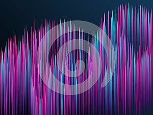 Glowing lines falling abstract big data concept tech vector background.