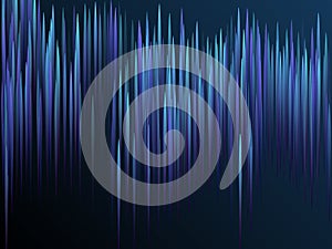 Glowing lines falling abstract big data concept tech vector background.