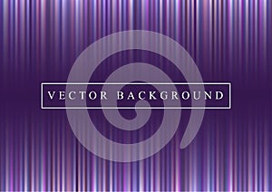 Glowing lines, light rays on ultra violet backdrop. Futuristic space abstract purple background with neon stripes. Easy to edit de