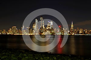 Luminous Manhattan as seen from the Maxwell Place Park photo