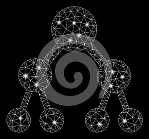 Flare Mesh 2D Binary Tree with Flare Spots