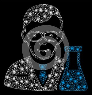 Flare Mesh 2D Chemist with Light Spots