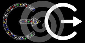 Flare Mesh Carcass Exit Icon with Flare Spots