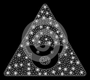 Flare Mesh Wire Frame Pig Error with Flare Spots