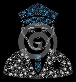 Flare Mesh Carcass Sheriff with Flare Spots