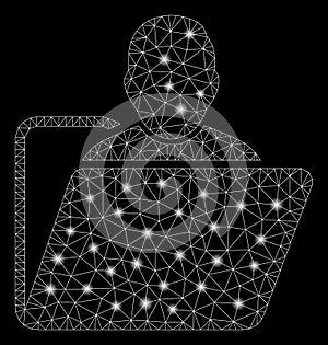 Bright Mesh Carcass User Folder with Flare Spots