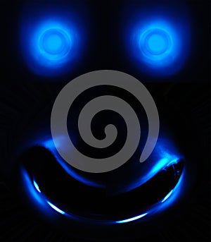 Glowing Monster Face