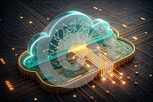 Digital Cloud Storage and Data Transfer Technology Background