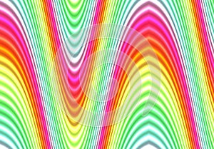 Glowing Neon Lights Abstract