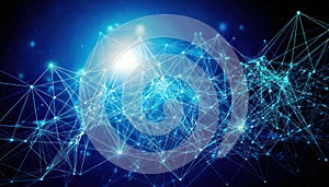 Glowing Network Connections and Data Transfer