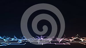 Advanced illuminated structure showcasing seamless integration