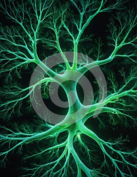 Glowing Neuronal Network