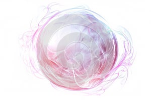 Glowing orb of arcane energy, ethereal wisps, magic, spell casting, fantasy light effect