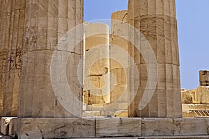 Glowing Pillars Of The Parthenon