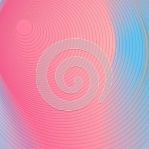 Glowing pink light gradient circle. radial softness