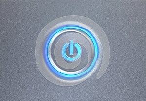 Glowing power button