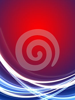 Glowing Rays Background