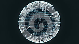 A futuristic representation of a connected world