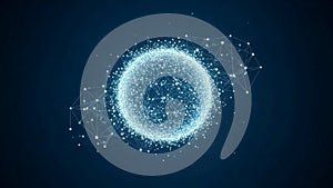 Contrast against the dark backdrop, emphasizing the intricate pattern