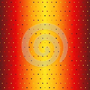 Glowing square pattern. Seamless vector