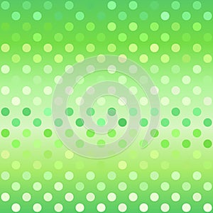 Glowing striped polka dot pattern. Seamless vector background