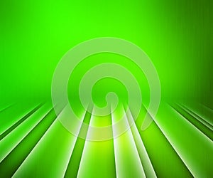 Glowing Stripes Green Stage Background