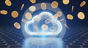 Cloud Computing with Falling Gold Coins