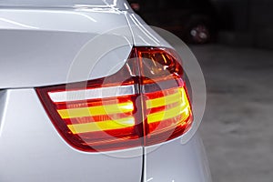 Glowing taillight